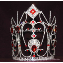 Rote Strass-Tiara zum Verkauf